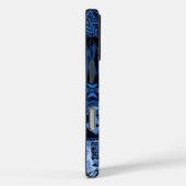 Pomaika’i Tiki Hawaiian Tapa Navy Case-Mate iPhone Case (Achterkant / Rechts)