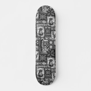 Pomaika’i Tiki Hawaiian  Tapa Persoonlijk Skateboard