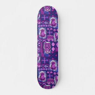 Pomaika’i Tiki Hawaiian  Tapa Persoonlijk Skateboard