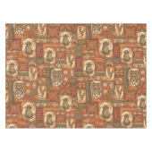 Pomaika’i Tiki Hawaiian  Tapa Tafelkleed (Voorkant (Horizontaal))