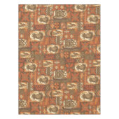 Pomaika’i Tiki Hawaiian  Tapa Tafelkleed (Voorkant)