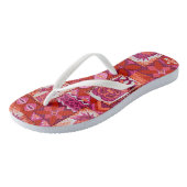 Pomaika’i Tiki Hawaiian  Tapa Teenslippers (Schuin)