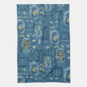 Pomaika’i Tiki Hawaiian  Tapa Theedoek (Verticaal)