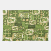 Pomaika’i Tiki Hawaiian  Tapa Theedoek (Horizontaal)