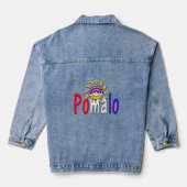 Pomalo – Kroatische ontspanning met zon en regenbo Denim Jacket (Achterkant)
