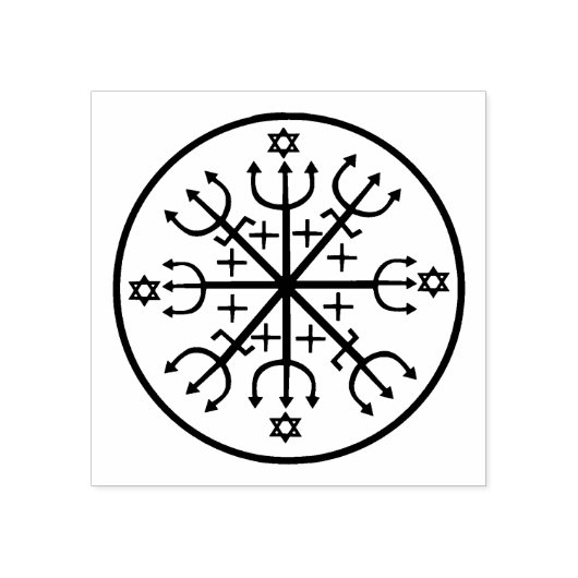 Pomb Gira Design Rubber Stamp Rubberstempel (Afrduk)