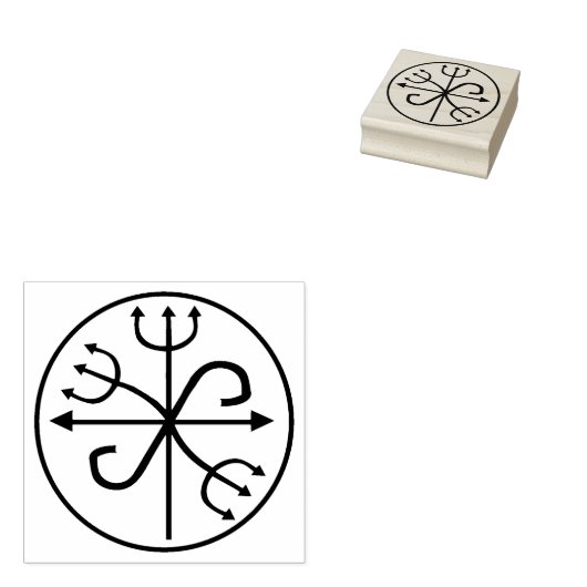 Pomba Gira Goddess Design Rubber Stamp Tool Rubberstempel (Gestempeld)