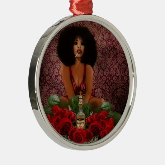 Pomba Gira Metalen Ornament (Rechts)