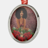 Pomba Gira Metalen Ornament (Links)