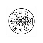 Pomba Gira Symbool Rubber Stempel (Afrduk)