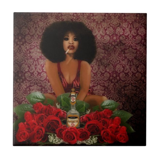 Pomba Gira Tegeltje (Voorkant)