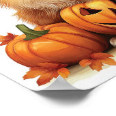 Pomchi en een pompoen poster (Hoek)