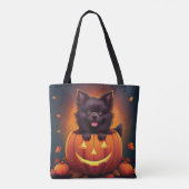 Pomchi-pompoenpleister Tote Bag (Achterkant)