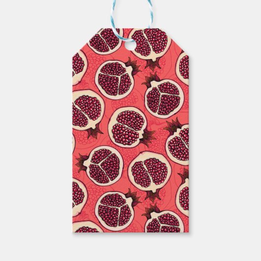 Pomegranaat 2 cadeaulabel (Voorkant)