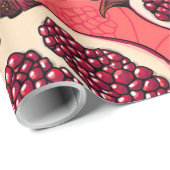 Pomegranaat 2 cadeaupapier (Rol Hoek)