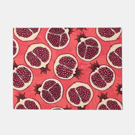 Pomegranaat 2 deurmat (Voorkant)