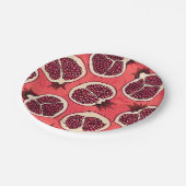 Pomegranaat 2 papieren bordje (Gekanteld)