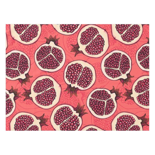 Pomegranaat 2 tafelkleed (Voorkant (Horizontaal))
