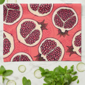 Pomegranaat 2 theedoek (Gevouwen)