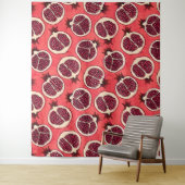 Pomegranaat 2 wandkleed (In situ)