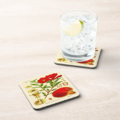 Pomegranaat Bier Onderzetter (Rechterzijde)