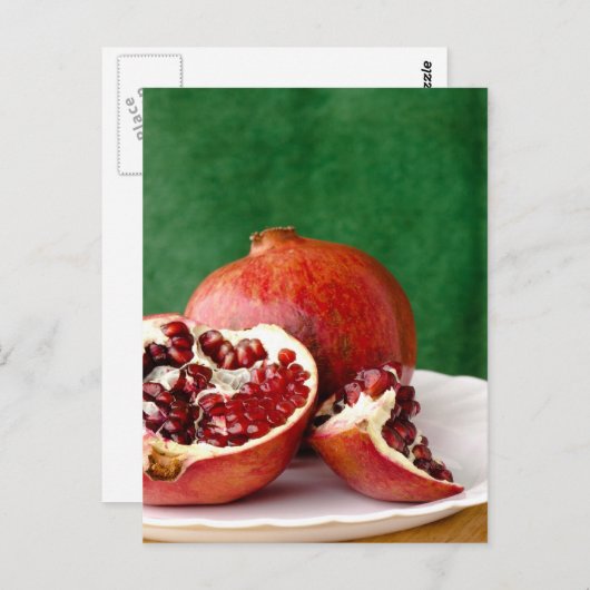 Pomegranaat Briefkaart (Voorkant / Achterkant)