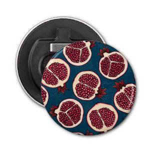 Pomegranaat Button Flesopener