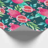 Pomegranaat Cadeaupapier (Hoek)