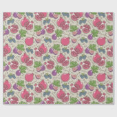 Pomegranaat Cadeaupapier (Vlak)