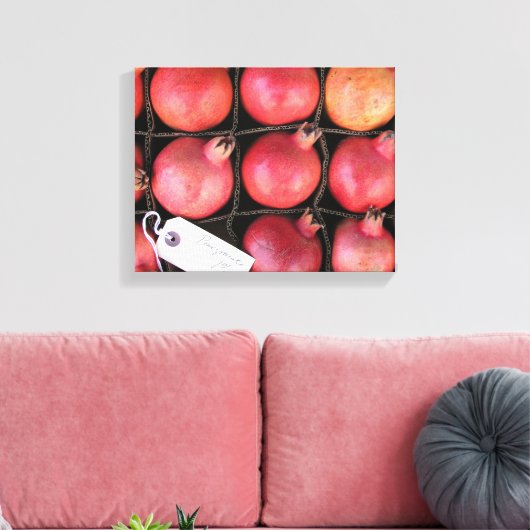 Pomegranaat Canvas Afdruk (Insitu (Woonkamer))
