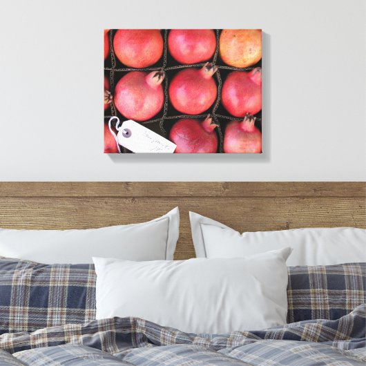 Pomegranaat Canvas Afdruk (Insitu (Slaapkamer))