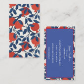 Pomegranaat Contactkaartje (Voorkant / Achterkant)