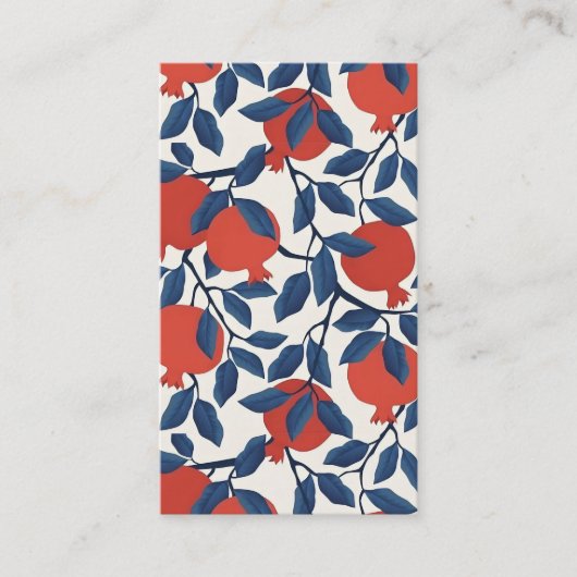 Pomegranaat Contactkaartje (Voorkant)