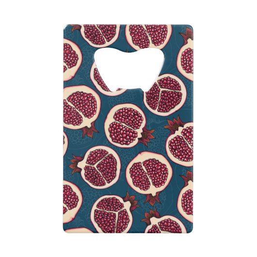 Pomegranaat Creditkaart Flessenopener (Voorkant)