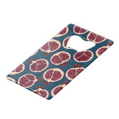 Pomegranaat Creditkaart Flessenopener (Achterkant Gekanteld)