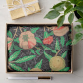 Pomegranaat en Bloemen op filialen Tissuepapier (Geschenk)