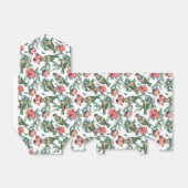 Pomegranaat en Lovevogels Bedankdoosjes (Uitgevouwen)