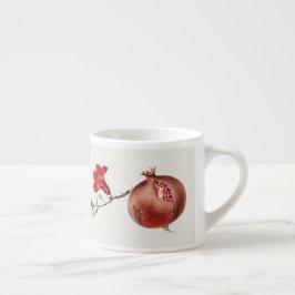 pomegranaat espresso kop
