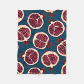 Pomegranaat Fleece Deken (Voorkant)