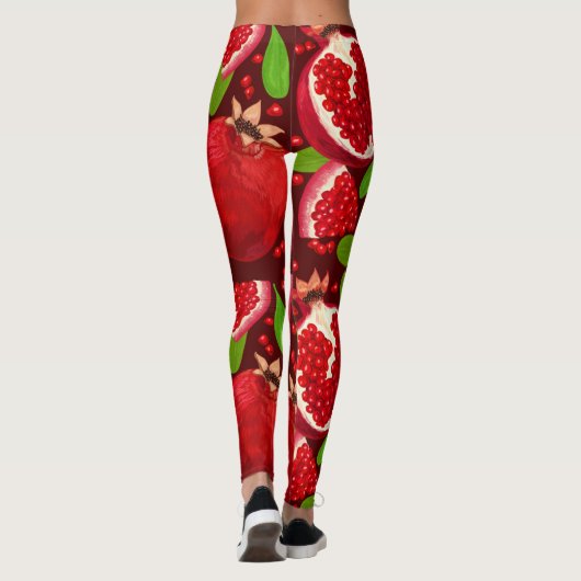 Pomegranaat Fruit | LEGGINGS (Achterkant)