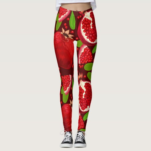 Pomegranaat Fruit | LEGGINGS (Voorkant)
