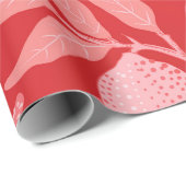 Pomegranaat in kerstrood cadeaupapier (Rol Hoek)