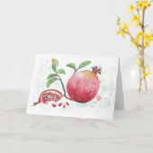 Pomegranaat Kaart (Gele Bloem)