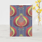 Pomegranaat Kaart (Gele Bloem)