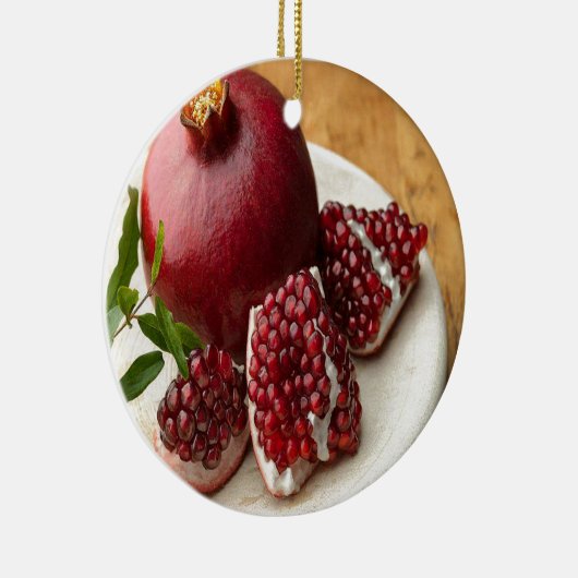 Pomegranaat Keramisch Ornament (Rechts)