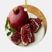 Pomegranaat Keramisch Ornament (Voorkant)