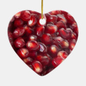 Pomegranaat Keramisch Ornament (Achterkant)