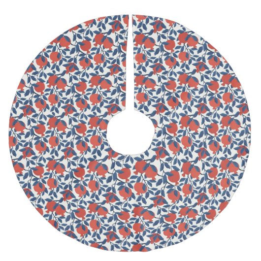 Pomegranaat Kerstboom Rok (Voorkant)