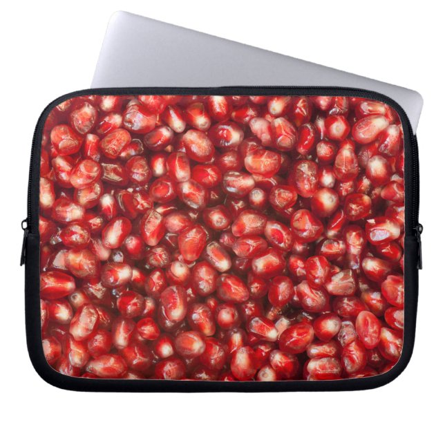 Pomegranaat Laptop Sleeve (Voorkant)