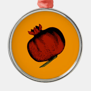 Pomegranaat Metalen Ornament